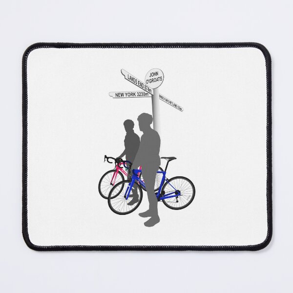 Item preview, John O'Groats Signpost Cycling couple designed and sold by cycleexplorers.