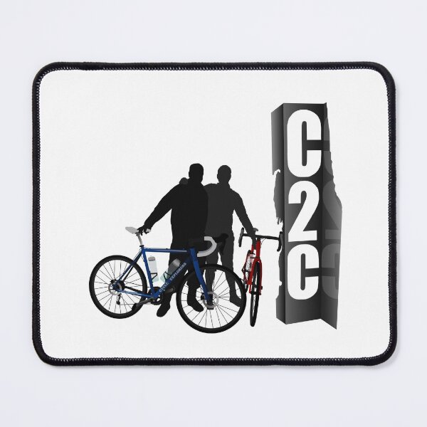 Item preview, C2C Signpost Two cyclists designed and sold by cycleexplorers.