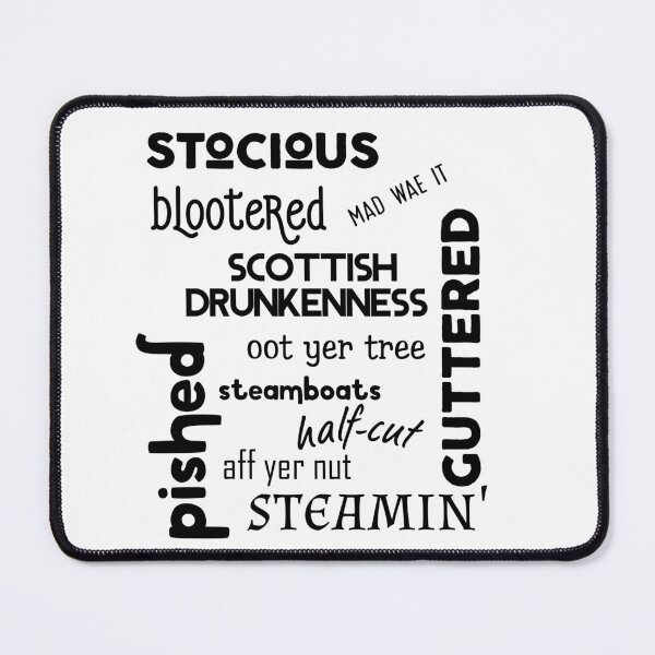 Item preview, Scottish words for being drunk designed and sold by clairemh1.