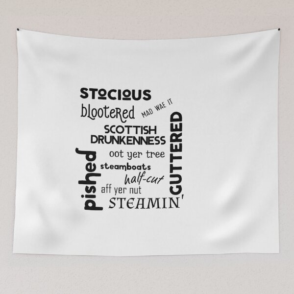 Item preview, Scottish words for being drunk designed and sold by clairemh1.