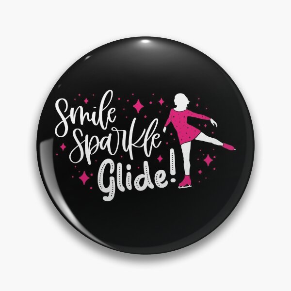 Item preview, Smile Sparkle Glide (Black Background) designed and sold by TripleTriple.