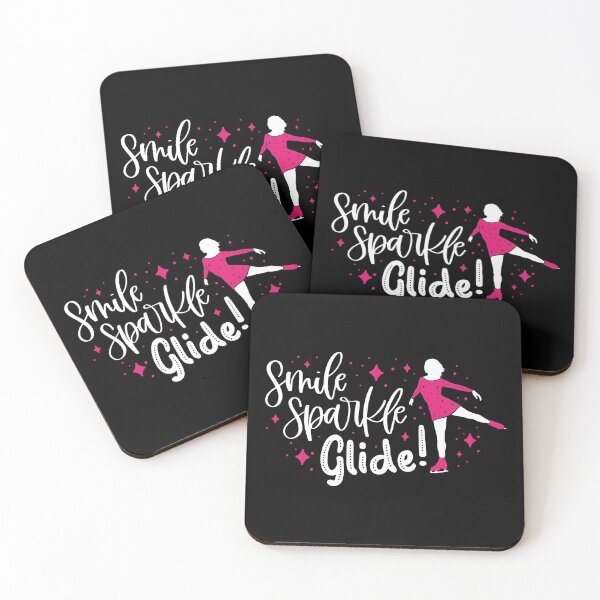 Item preview, Smile Sparkle Glide (Black Background) designed and sold by TripleTriple.