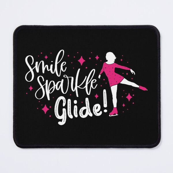 Item preview, Smile Sparkle Glide (Black Background) designed and sold by TripleTriple.