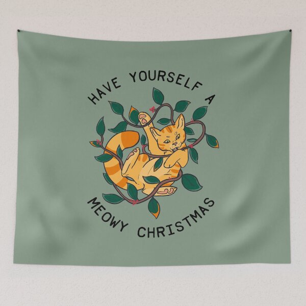 Item preview, Meowy Christmas designed and sold by CloudWalker Designs.