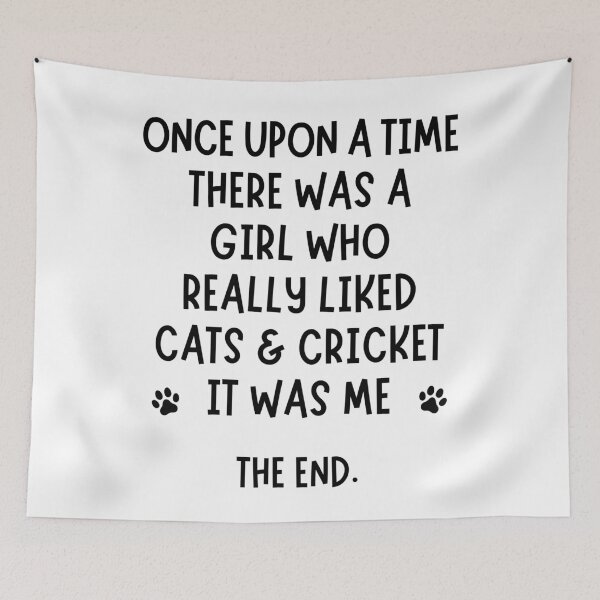 Item preview, A girl who really liked cats & cricket designed and sold by TheGreenGoat.