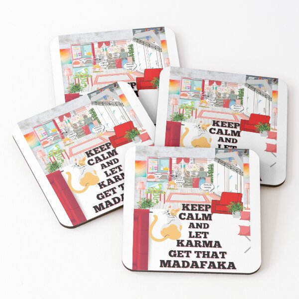 Item preview, KEEP CALM & LET KARMA GET THAT MADAFAKA designed and sold by FNMDRYP.