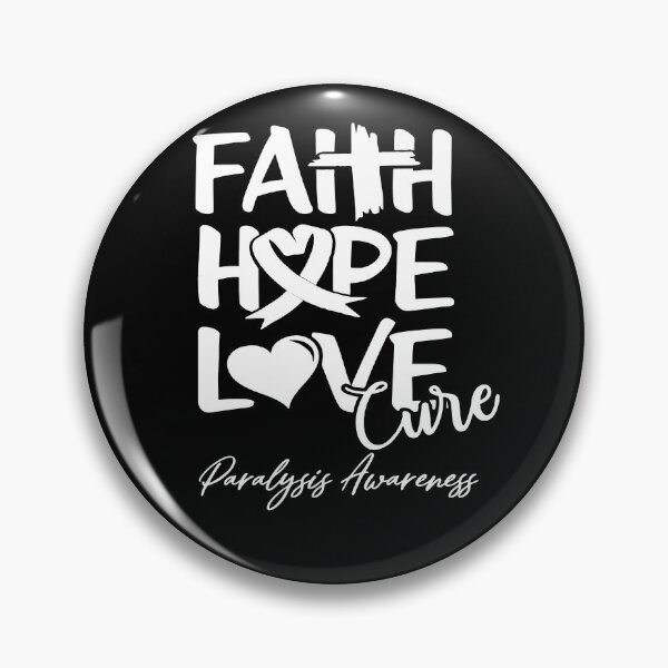 Item preview, Faith Hope Love Cure Paralysis Awareness designed and sold by Grooffos.
