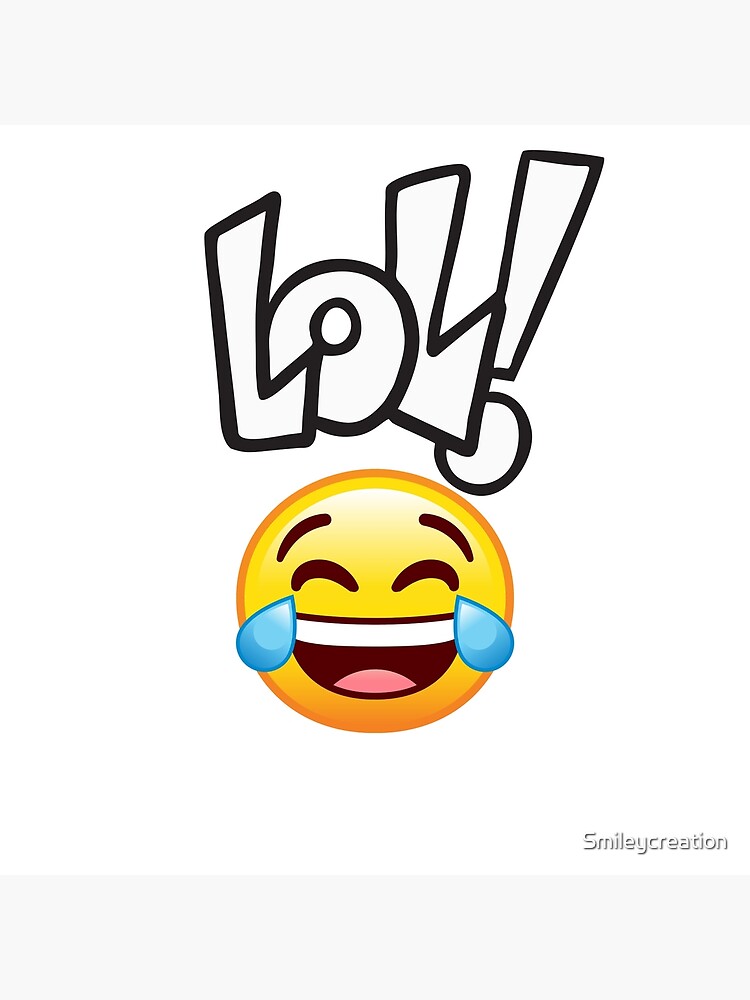 Funny laugh emoji Poster for Sale by Nature Design's