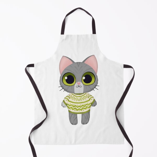 Item preview, Holiday Kitten Gray designed and sold by Twkirky.