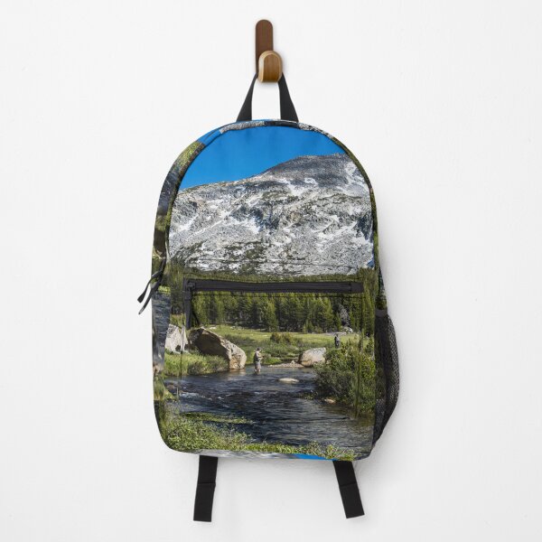 Item preview, Fishermen on the river at Yosemite National Park, California designed and sold by OrcaNature.