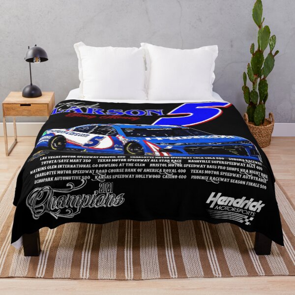 Kyle Larson Champion Throw Blanket