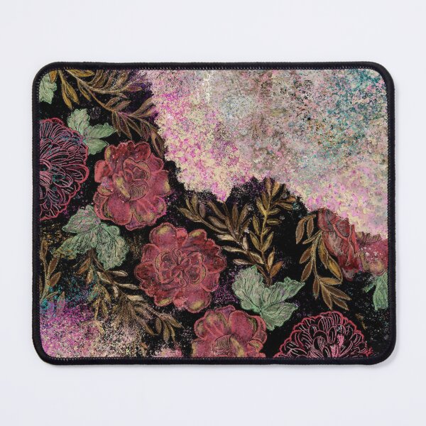 Item preview, Abstract Painting 091320, Floral Faultline, Pink and Gold Texture  designed and sold by Kristi Duggins.