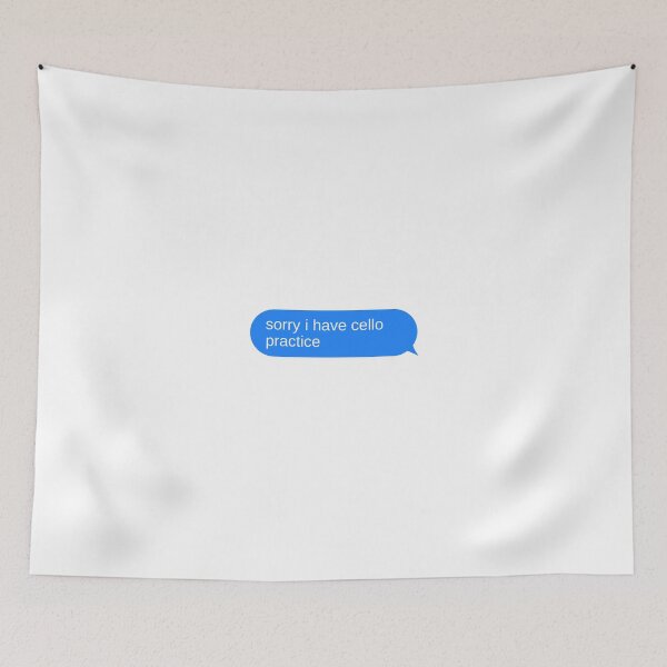 Item preview, Sorry I Have Cello Practice Text Bubble designed and sold by choceclairs.