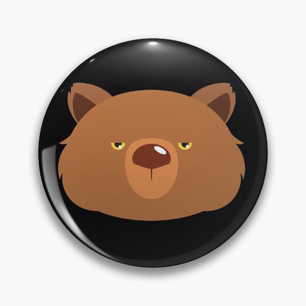 Item preview, ANGRY Bear face designed and sold by jazzydevil.