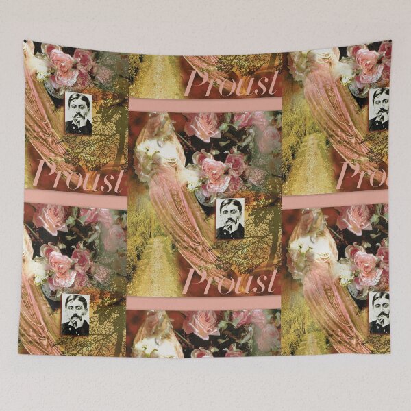 Item preview, Marcel Proust Collage Portrait designed and sold by STYLE + EXPRESSION.