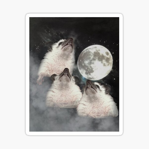 Item preview, Three Hedgehog Moon designed and sold by jellybeansweets.