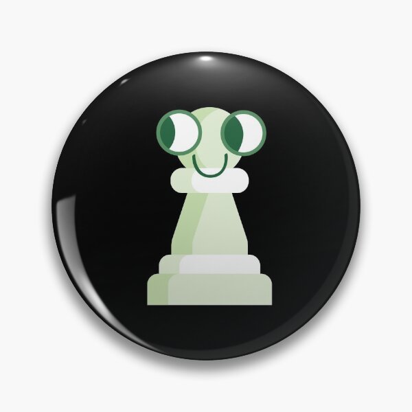 Item preview, Chess pawn green smiling designed and sold by jazzydevil.