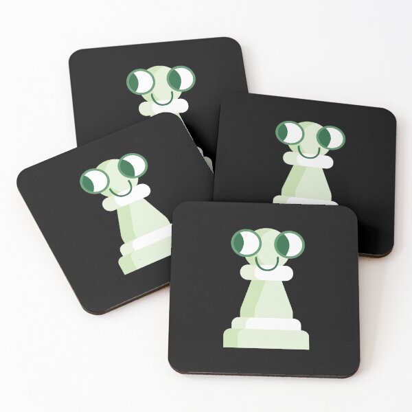Item preview, Chess pawn green smiling designed and sold by jazzydevil.