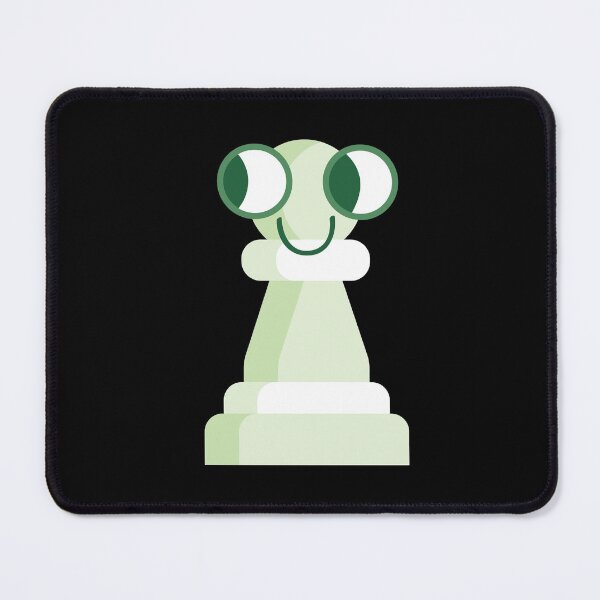 Item preview, Chess pawn green smiling designed and sold by jazzydevil.