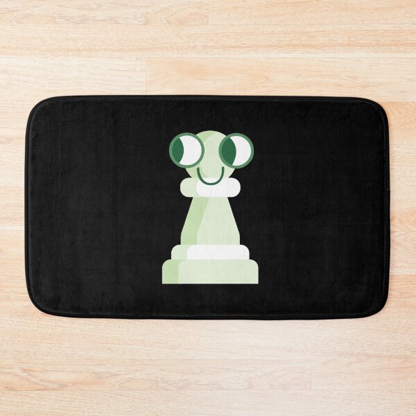 Item preview, Chess pawn green smiling designed and sold by jazzydevil.