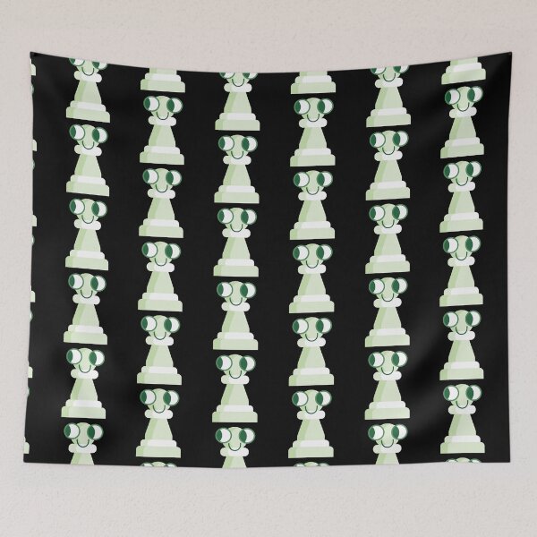 Item preview, Chess pawn green smiling designed and sold by jazzydevil.