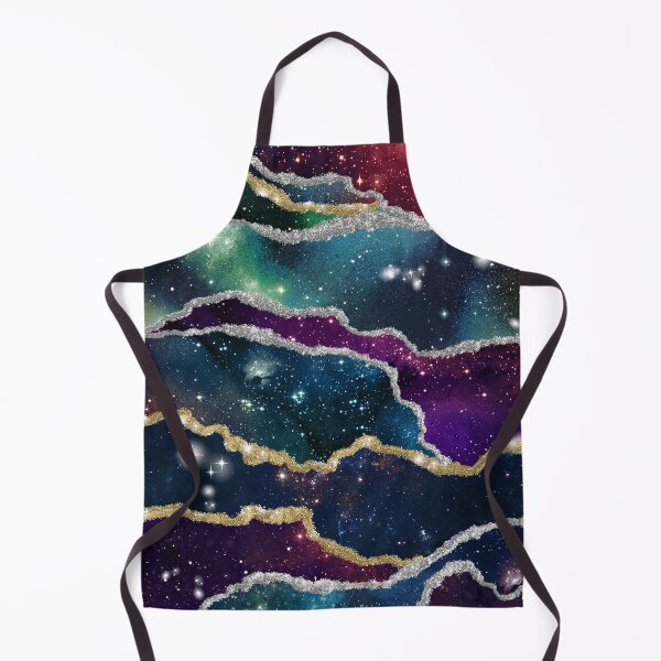 Item preview, Abstract Dark Purple Red Teal Galaxy Agate designed and sold by IconicTee.