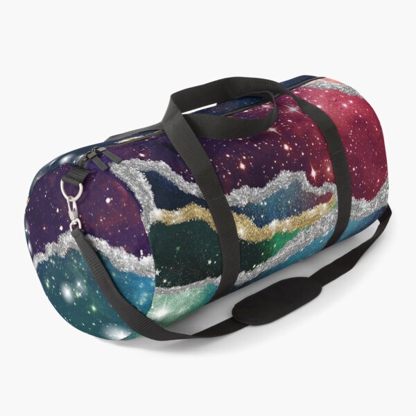 Item preview, Abstract Dark Purple Red Teal Galaxy Agate  designed and sold by IconicTee.