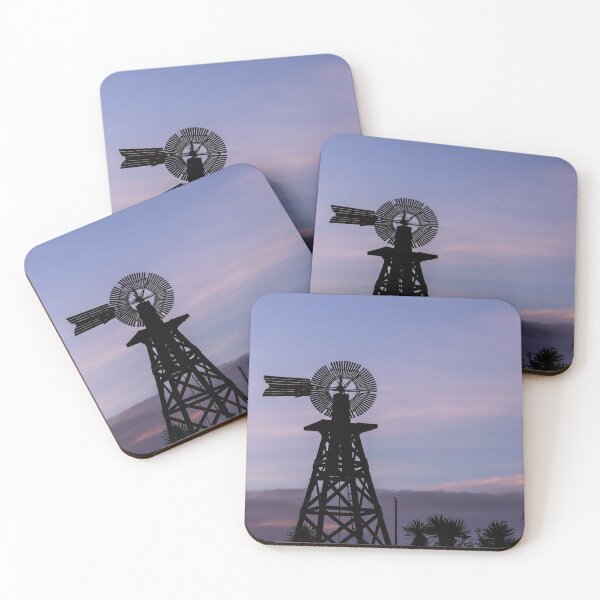 Item preview, Silhouetted windmill in "Trans-Pecos" Texas designed and sold by OrcaNature.