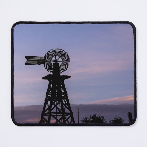Item preview, Silhouetted windmill in "Trans-Pecos" Texas designed and sold by OrcaNature.