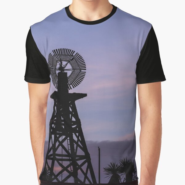 Item preview, Silhouetted windmill in "Trans-Pecos" Texas designed and sold by OrcaNature.