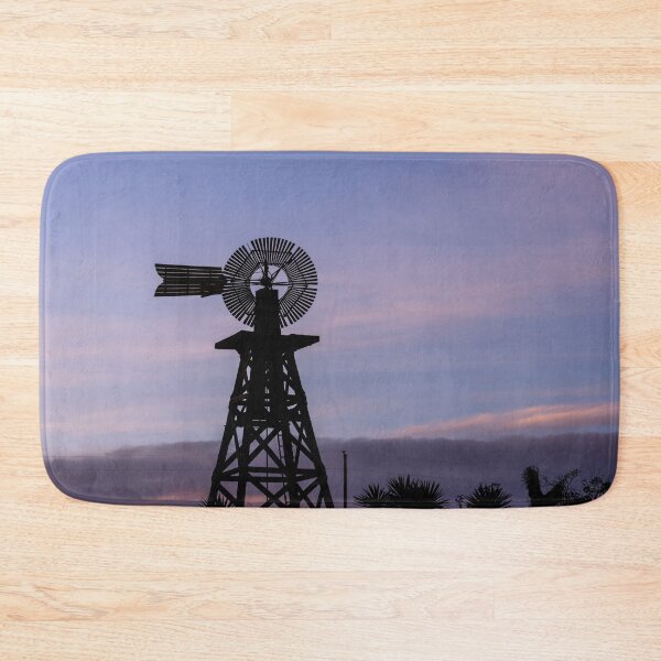 Item preview, Silhouetted windmill in "Trans-Pecos" Texas designed and sold by OrcaNature.