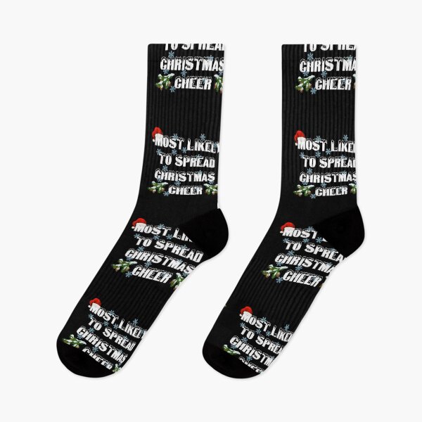 Item preview, Most Likely To Spread Christmas Cheer In Black designed and sold by LuckyKermit.