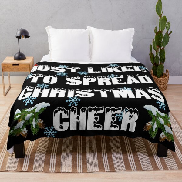 Item preview, Most Likely To Spread Christmas Cheer In Black designed and sold by LuckyKermit.