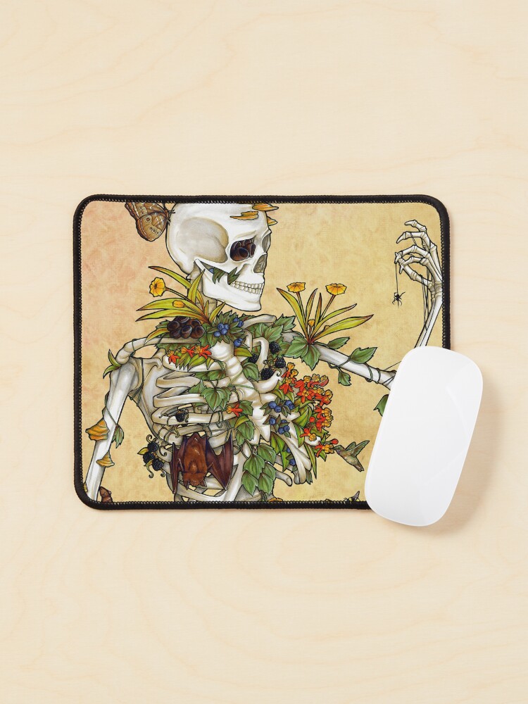 Thumbnail 1 of 5, Mouse Pad, Bones and Botany designed and sold by edemoss.