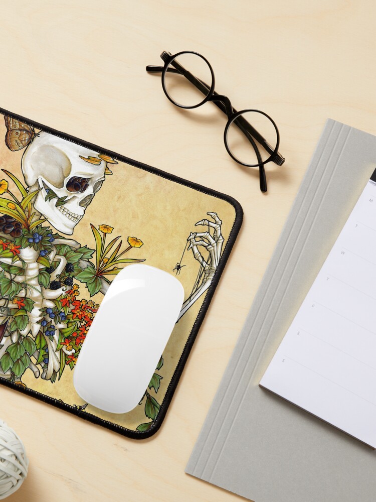 Thumbnail 3 of 5, Mouse Pad, Bones and Botany designed and sold by edemoss.