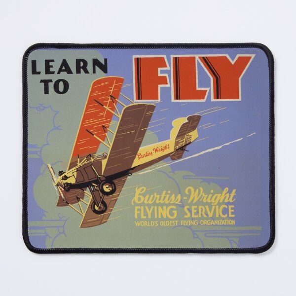 Item preview, Learn to Fly Vintage Ad designed and sold by SowCow.