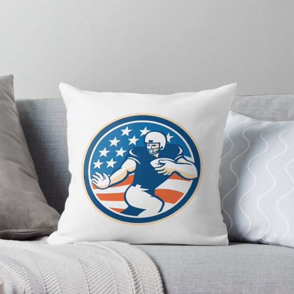 Item preview, American Football Running Back Fending Circle designed and sold by patrimonio.