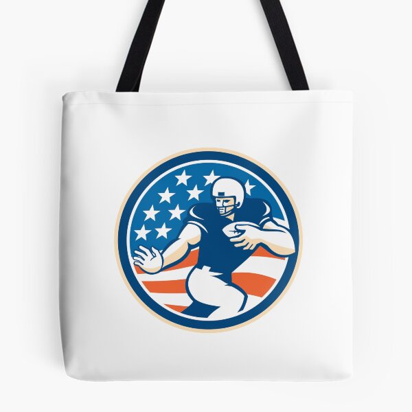 Item preview, American Football Running Back Fending Circle designed and sold by patrimonio.