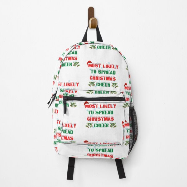 Item preview, Most Likely To Spread Christmas Cheer Red And Green Letters designed and sold by LuckyKermit.