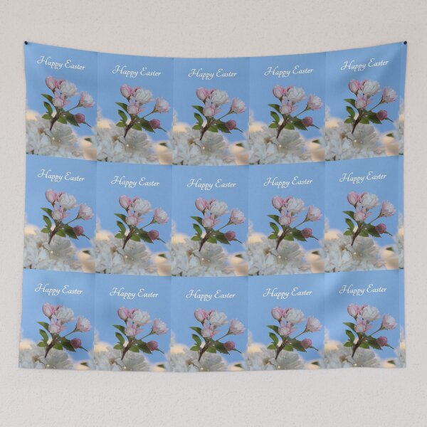 Item preview, Happy Easter Pastel Cherry Blossom Flowers designed and sold by JariHawk.