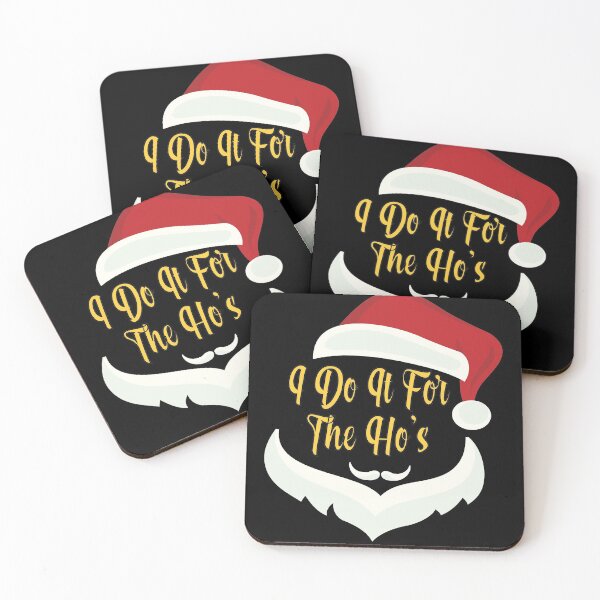 Item preview, I Do It For The Ho's Funny Santa Christmas Holiday T-Shirt designed and sold by mohalaz.