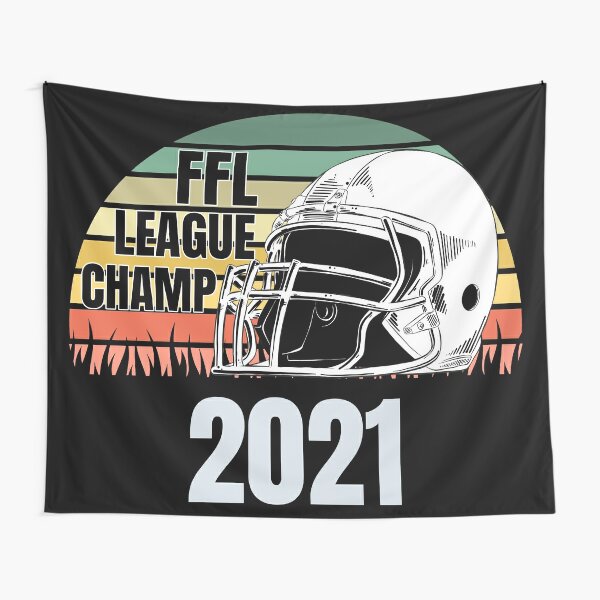 2021 Fantasy Football Champion, Fantasy Football Gift, 2021 FFL Champ Tapestry