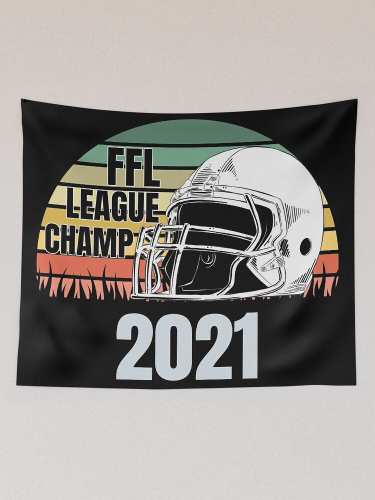 Thumbnail 2 of 3, Tapestry, 2021 Fantasy Football Champion, Fantasy Football Gift, 2021 FFL Champ designed and sold by shirtcrafts.