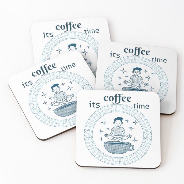 Item preview, its coffee time designed and sold by qofebean.