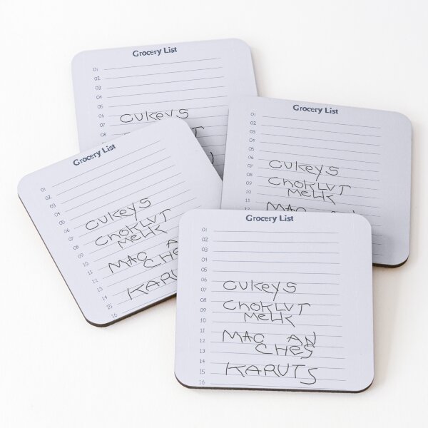 Item preview, Christmas with Holly: Holly's Grocery List designed and sold by FandomByCamilla.