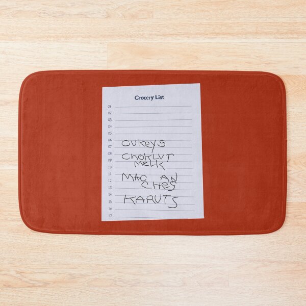Item preview, Christmas with Holly: Holly's Grocery List designed and sold by FandomByCamilla.