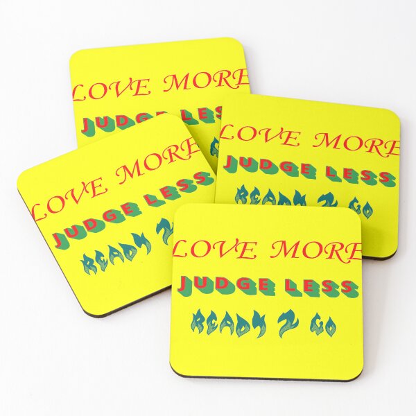 Item preview, Love more, judge less, ready to go designed and sold by IVEKDESIGN.