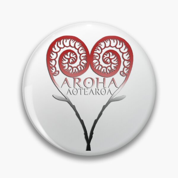 Item preview, Aroha Aotearoa, Love NZ, Heart Shape Fern. Maori designed and sold by MoveItLoveIt.