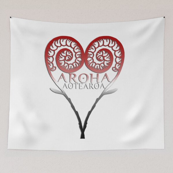 Item preview, Aroha Aotearoa, Love NZ, Heart Shape Fern. Maori designed and sold by MoveItLoveIt.
