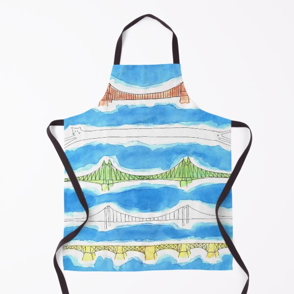 Item preview, Budapest bridges and Danube with a cat designed and sold by Beepymallow.